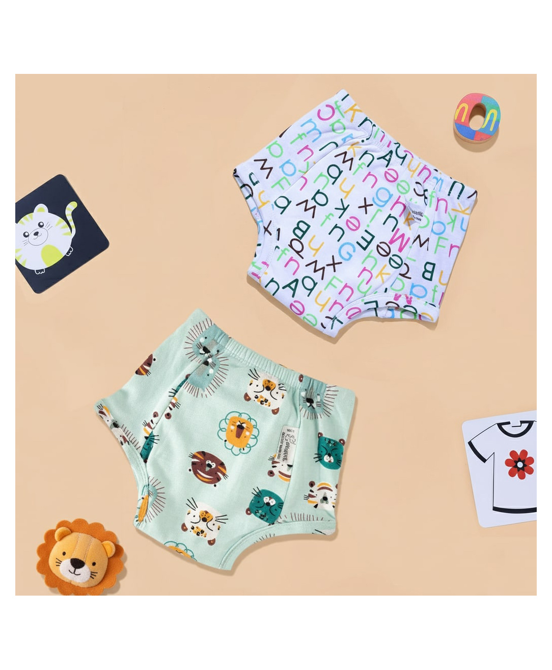 Snugkins Potty Training Pants for Kids. (Size 3, Fits 3-4 Years) - Pack 2-picture-16