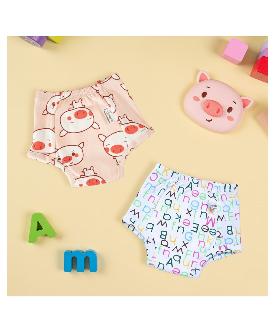 Snugkins Reusable Potty Training Pants/Underwear for Babies Pack of 2 , Medium - Multi-picture-34