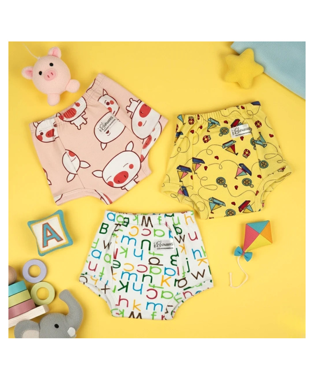 Snugkins Potty Training Pants for Kids. (Size 0, Fits 9 Months- 12 Months) - Pack 3-picture-12