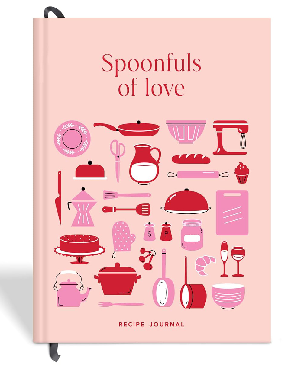 7mm Recipe Journal,14.8 X 21 cms - Spoonfuls Of Love Pink-image-28