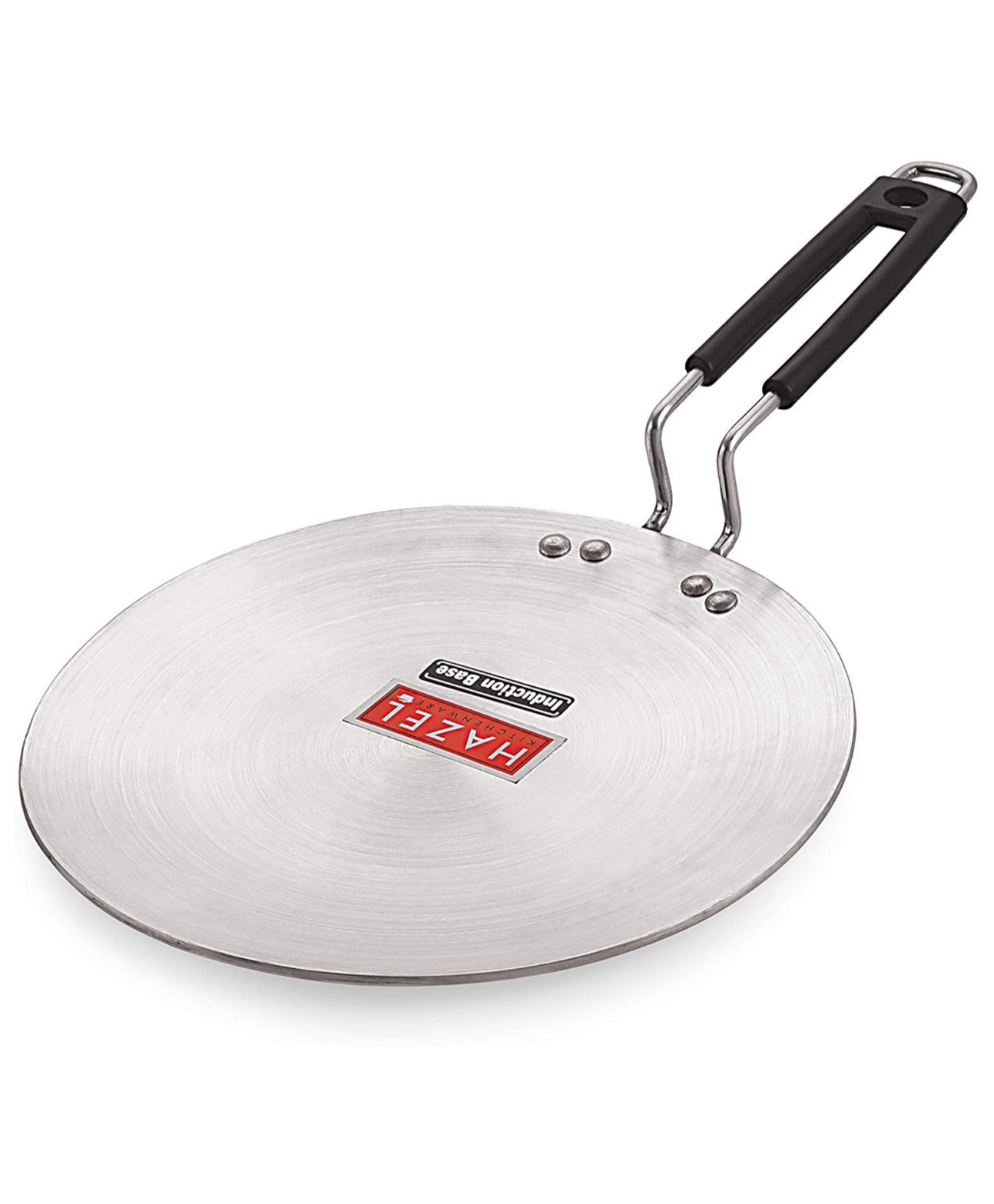 HAZEL 4mm Aluminium Induction Base Chapati Roti Tawa, 30 cm, Silver.-image-43