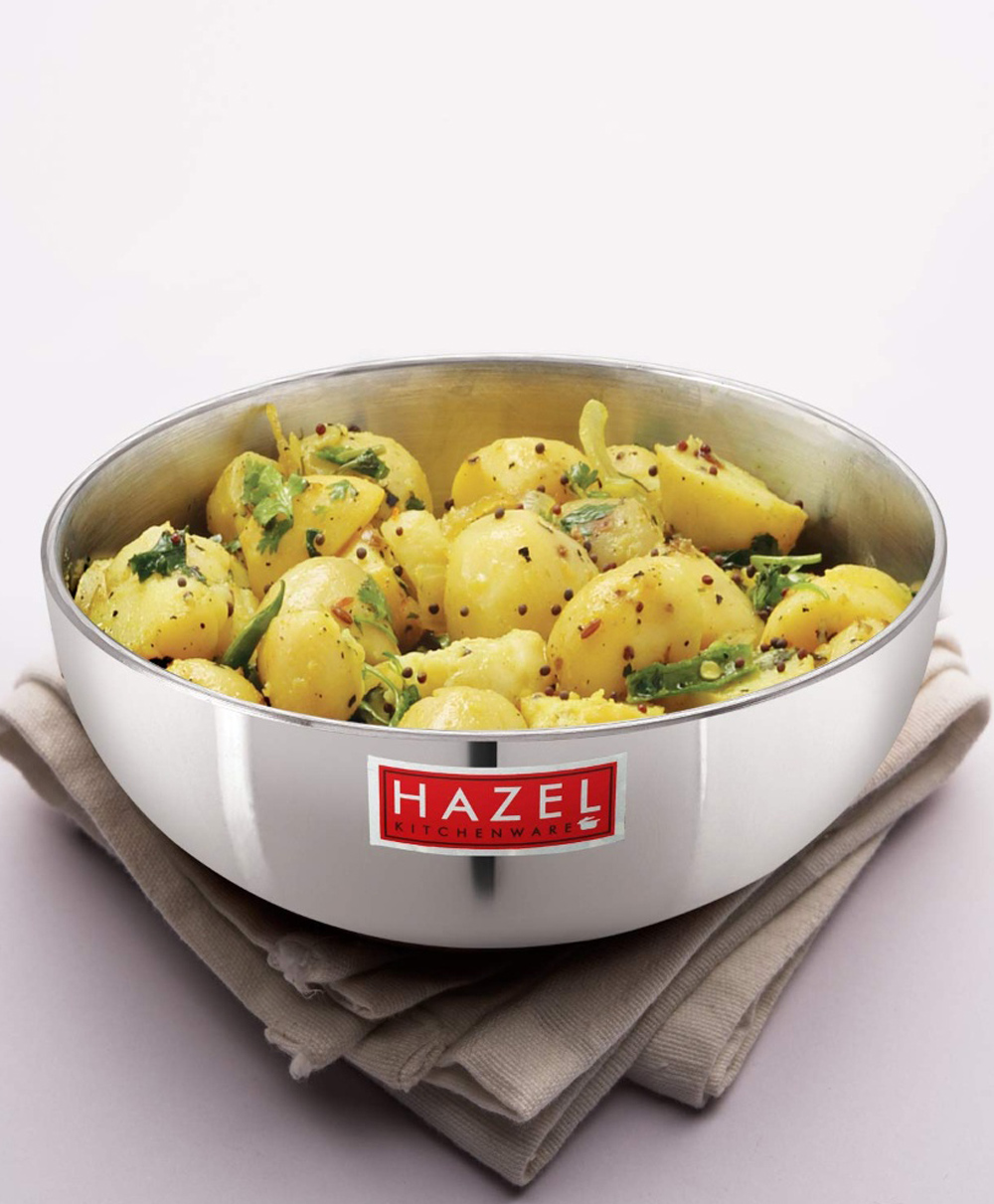 HAZEL Aluminium Induction Bottom 4mm Tasra, 1250 ml, Silver-picture-27