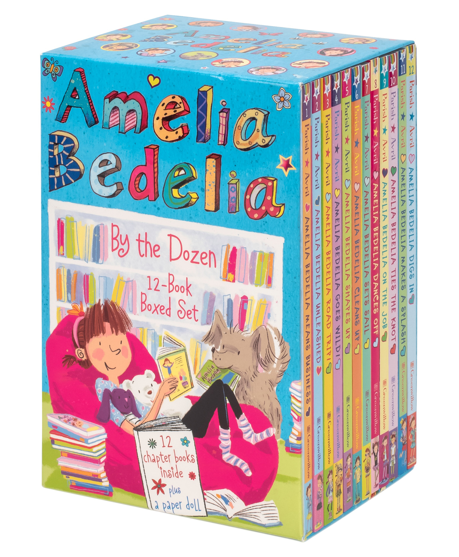 Amelia Bedelia 12 Book Boxed Set Amelia Bedelia by Dozen Story Books By Parish Herman - English-image-26