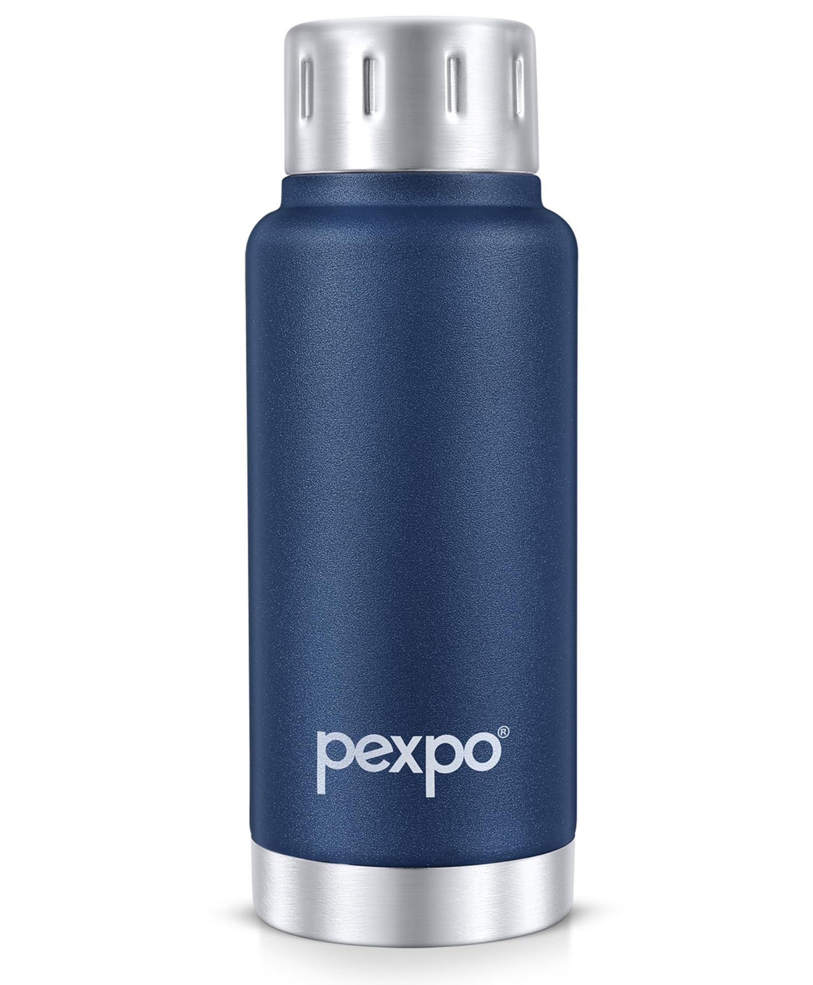 Pexpo Cameo Hot & Cold 300ml Stainless Steel Water Bottle|Denim Blue| Vacuum Insulated| Leak proof & BPA Free| Screw Cap| Office, School, Gym, & Travelling|Men, Women & Kids-image-48