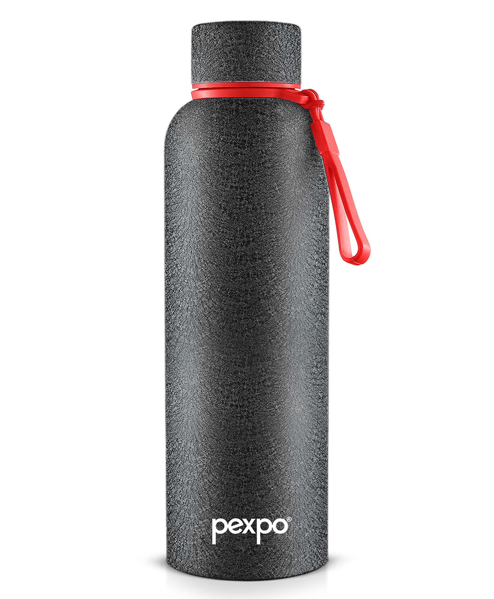 Pexpo Bravo Hot & Cold ISI Certified Flask - 1Yr Warranty| Stainless Steel Water Bottle - 700ml Black Thermoflask | Office| Gym| Travelling| Home| School| Adults & Kids-image-6