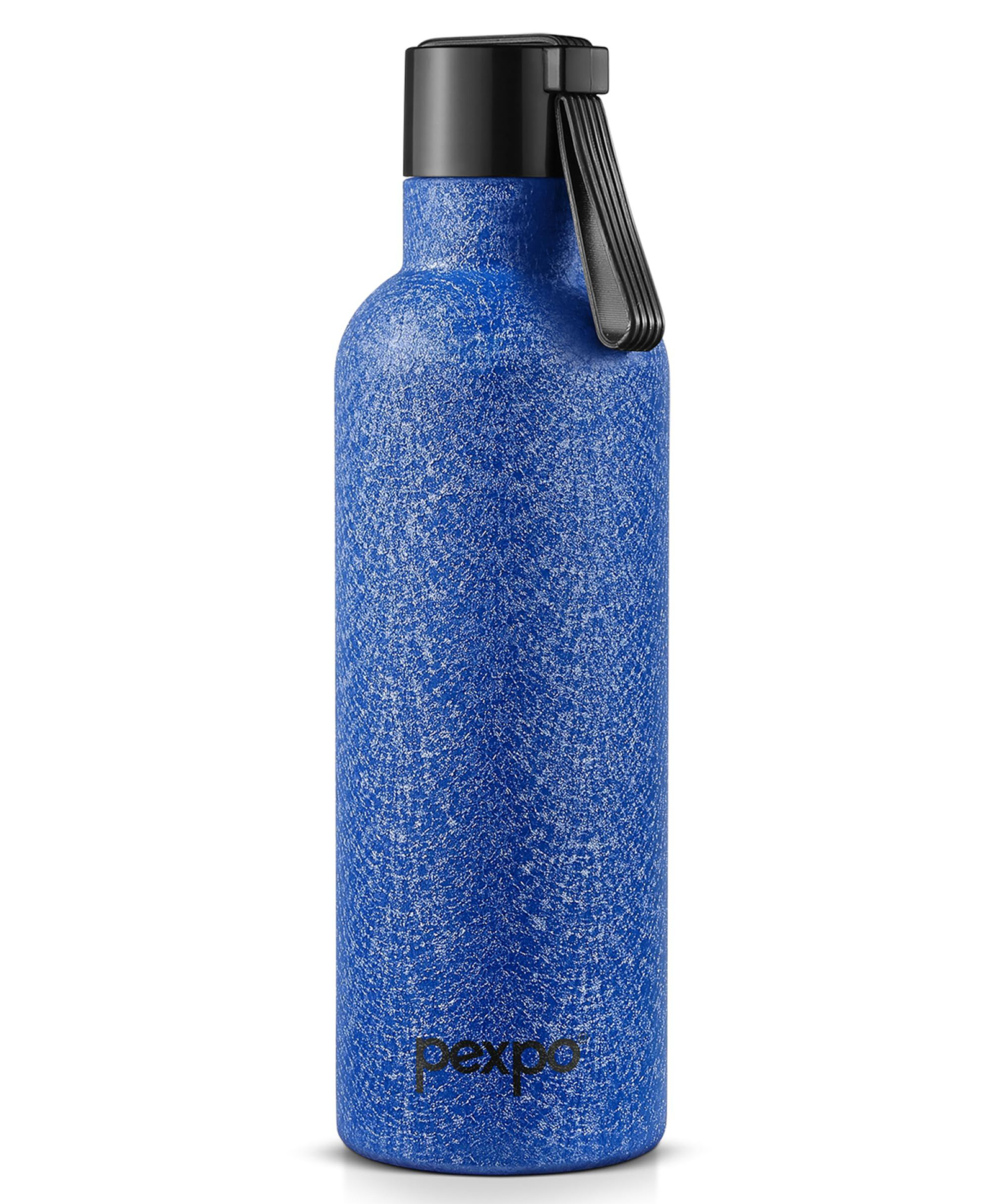 Pexpo Oslo Hot & Cold Stainless Steel Water Bottle |Thermosteel Flask|Vacuum Insulated |ISI Certified |500ml, Blue| Gift for Girls & Boys|Office | Home | Gym | Adults-image-43