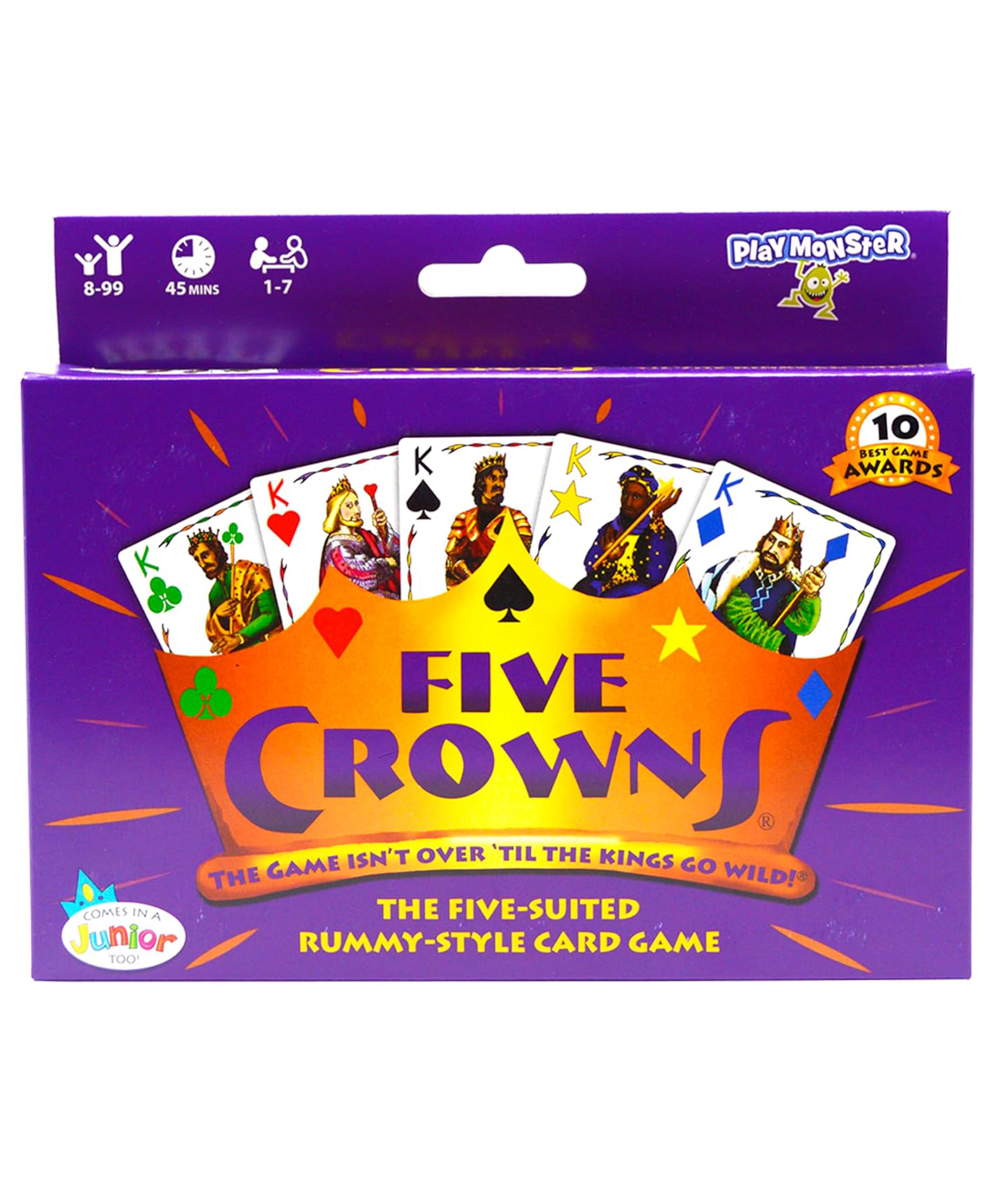 Awestuffs Five Crowns Card Game Rummy Style Card Game Family Game Party Game-picture-24