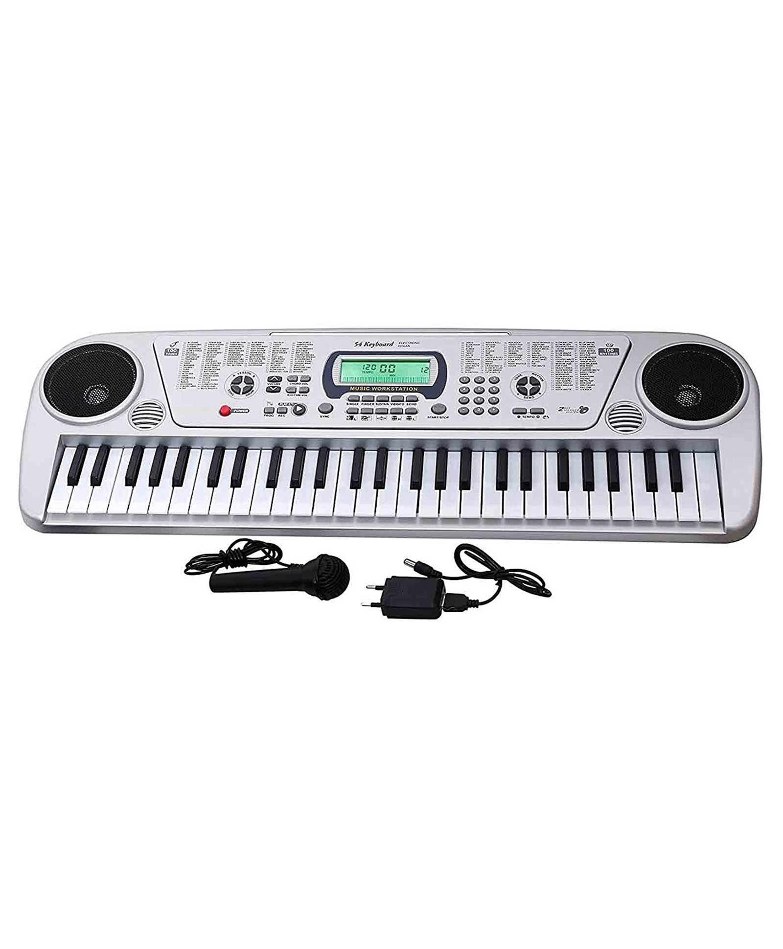 Fantasy India 54 Key Piano Keyboard Toy with Mic and Power Option Recording and Mic