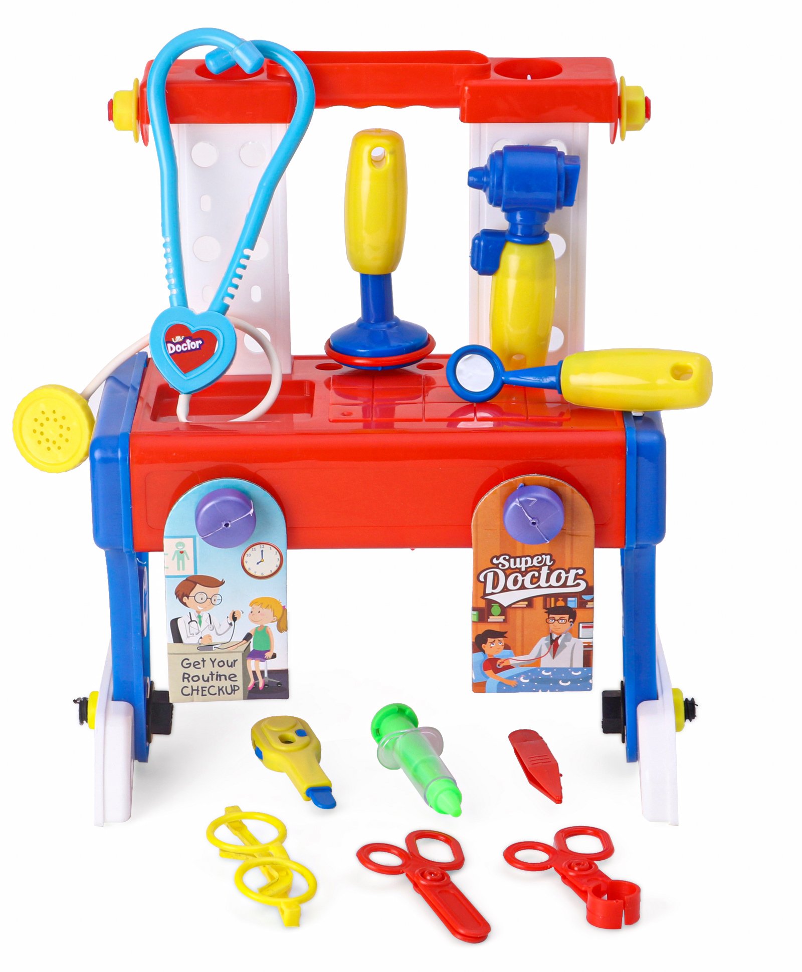 Mamma Mia Construct Own Doctor Counter Multicolor - 36 Pieces-picture-10