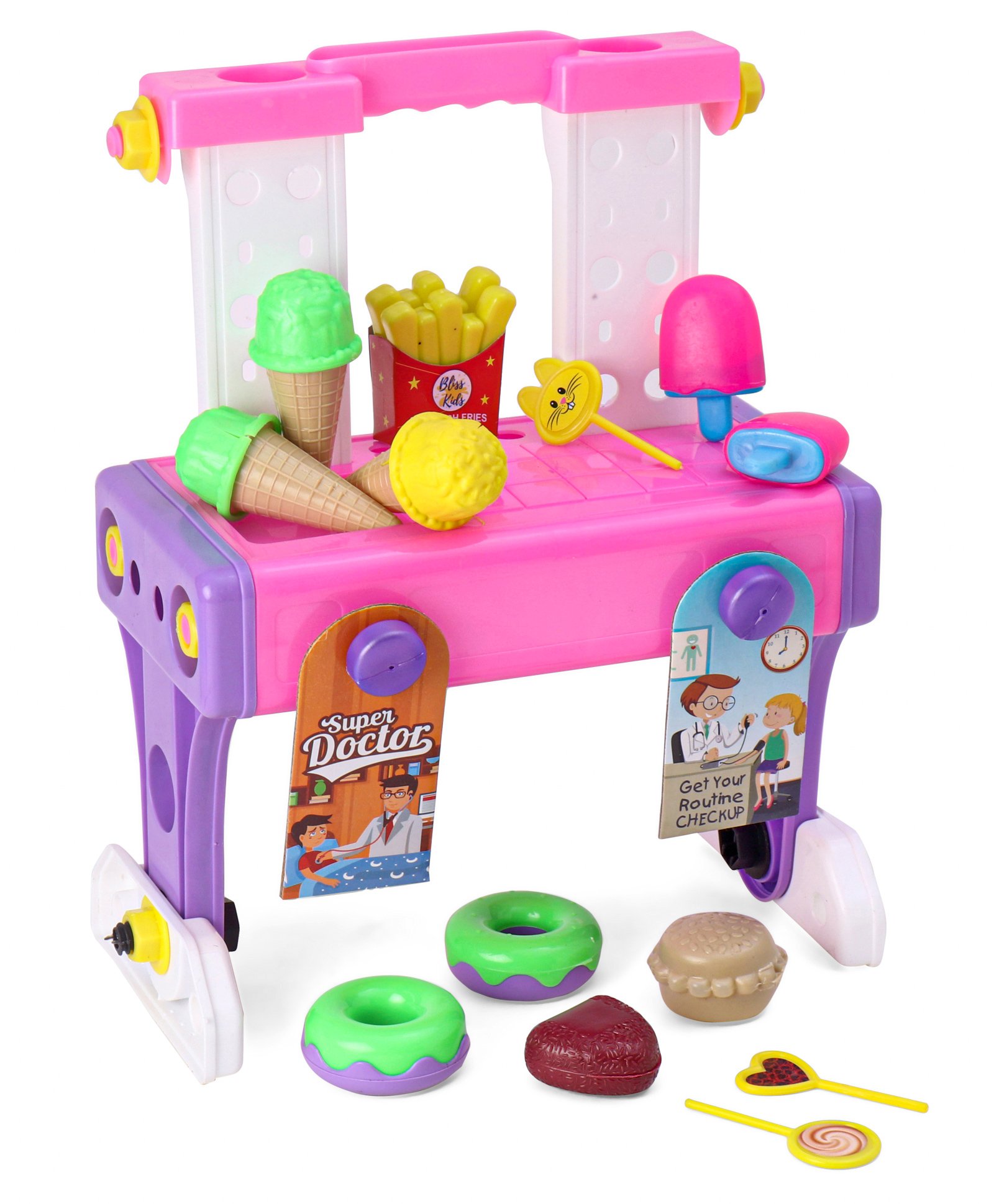 Mamma Mia Construct Own Ice Cream Counter Multicolor - 39 Pieces-picture-39