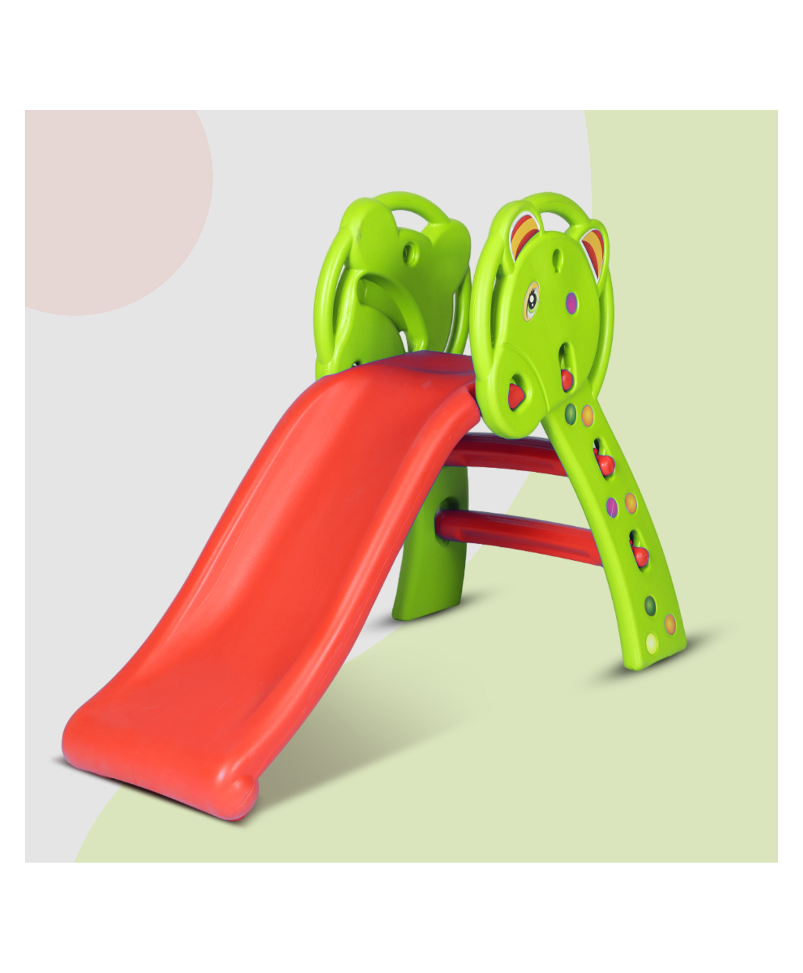 toyplus Toy Plus Freestanding Foldable Slide - Green-picture-20