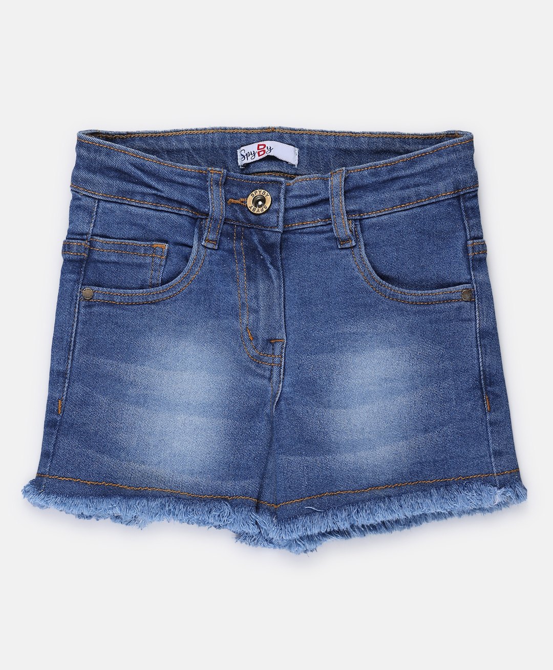 SpyBy Mild Washed Shorts - Blue-picture-23