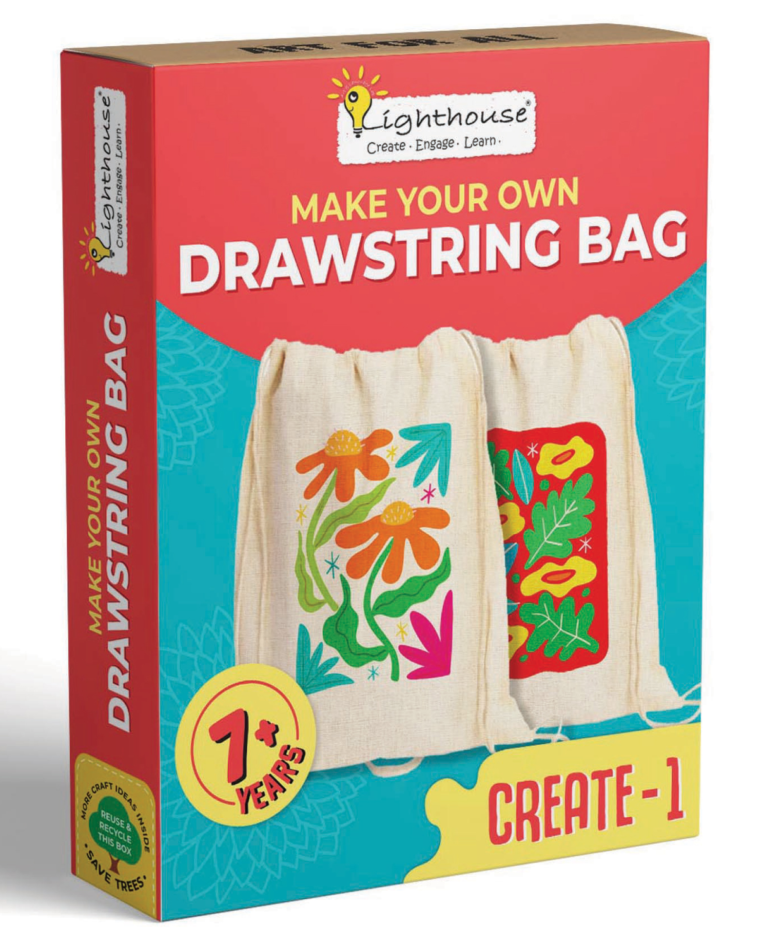 Lighthouse Make you own: Drawstring Bag-image-31