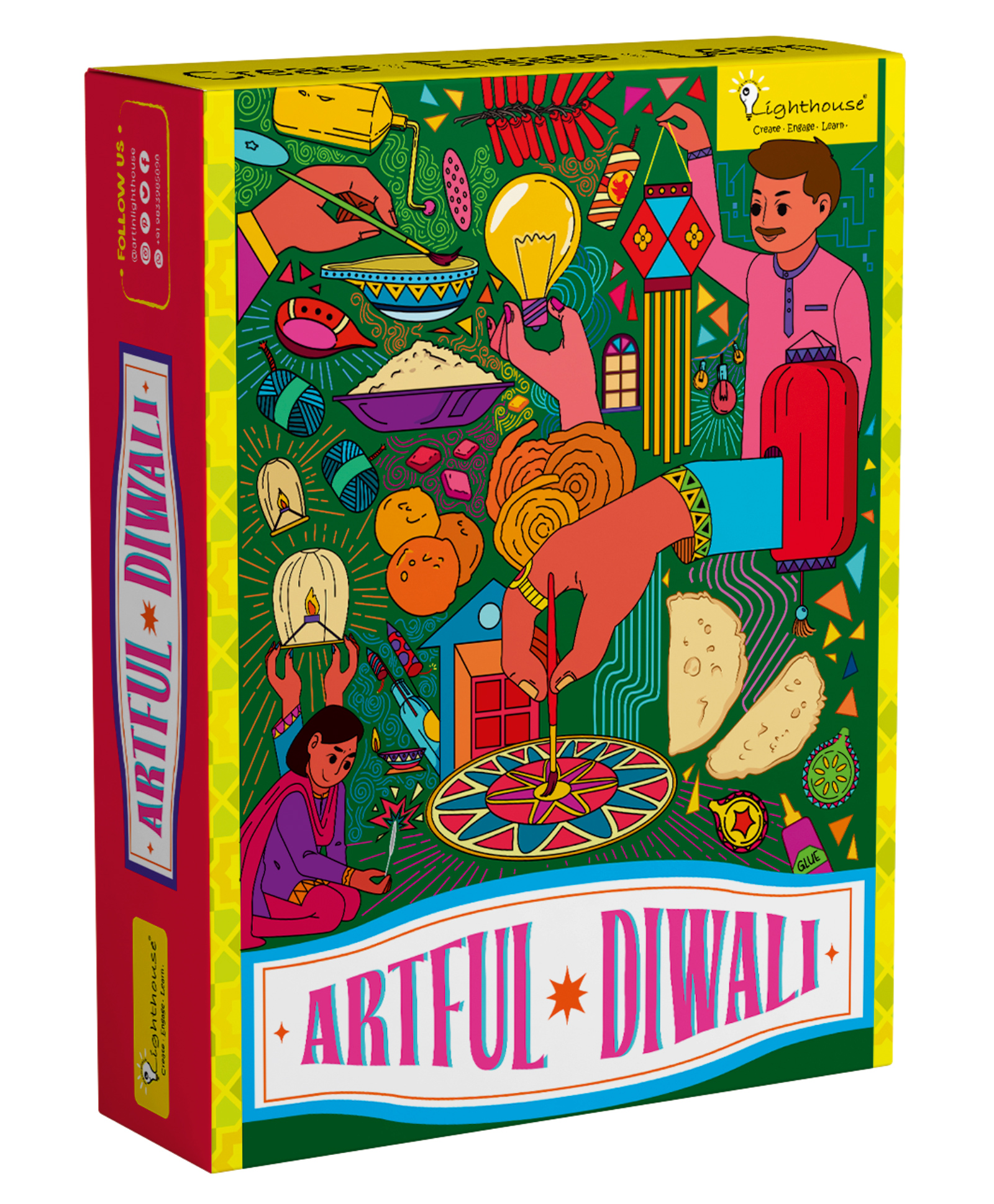 lighthouse Lighthouse: Artful Diwali - Multicolour-picture-14