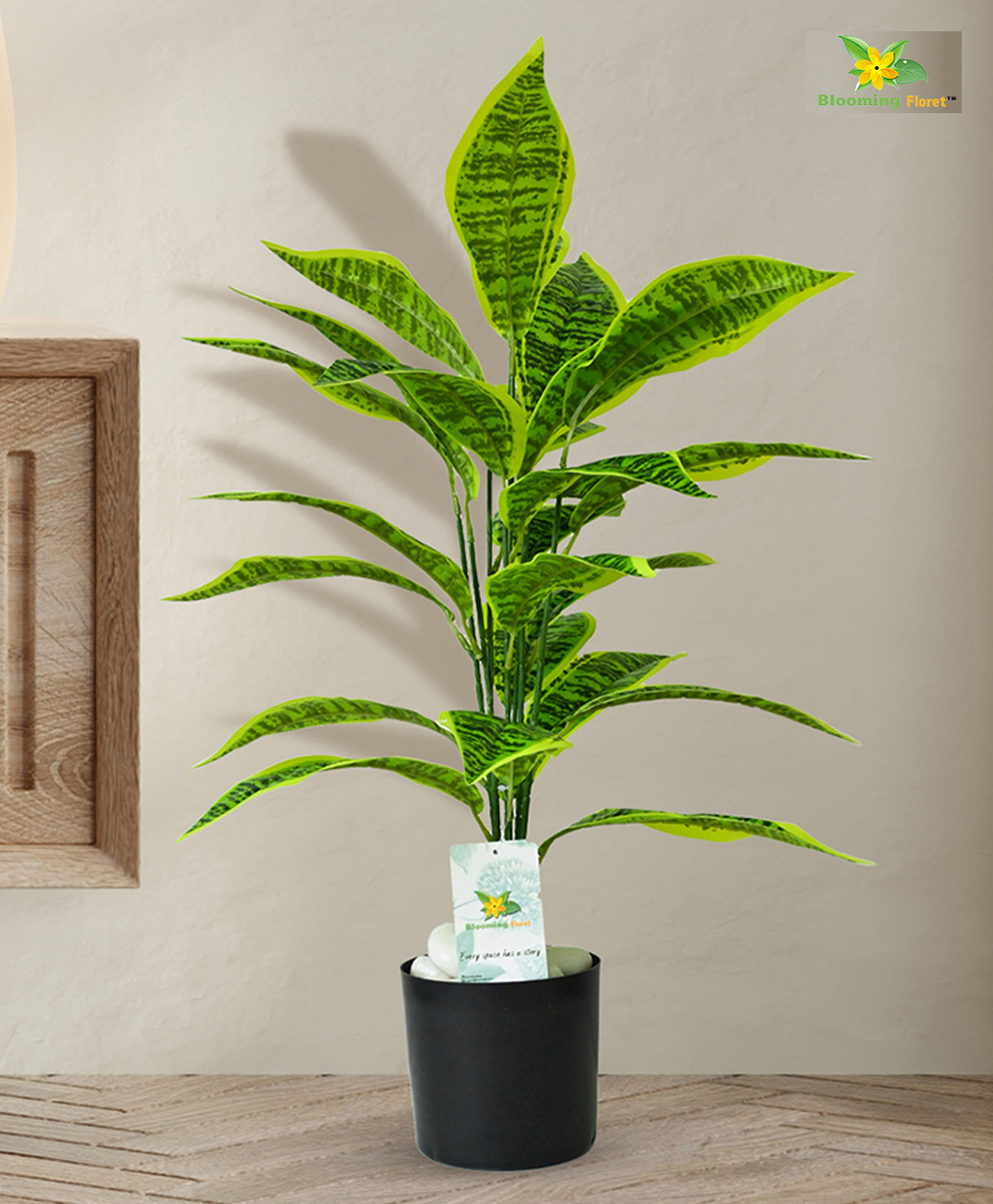Blooming Floret Polyester Artificial Snake Plant Pot-image-46