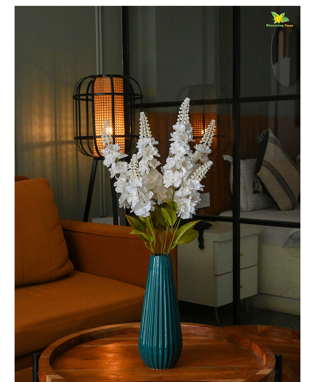 Blooming Floret Artificial Snapdragon Stick-image-2