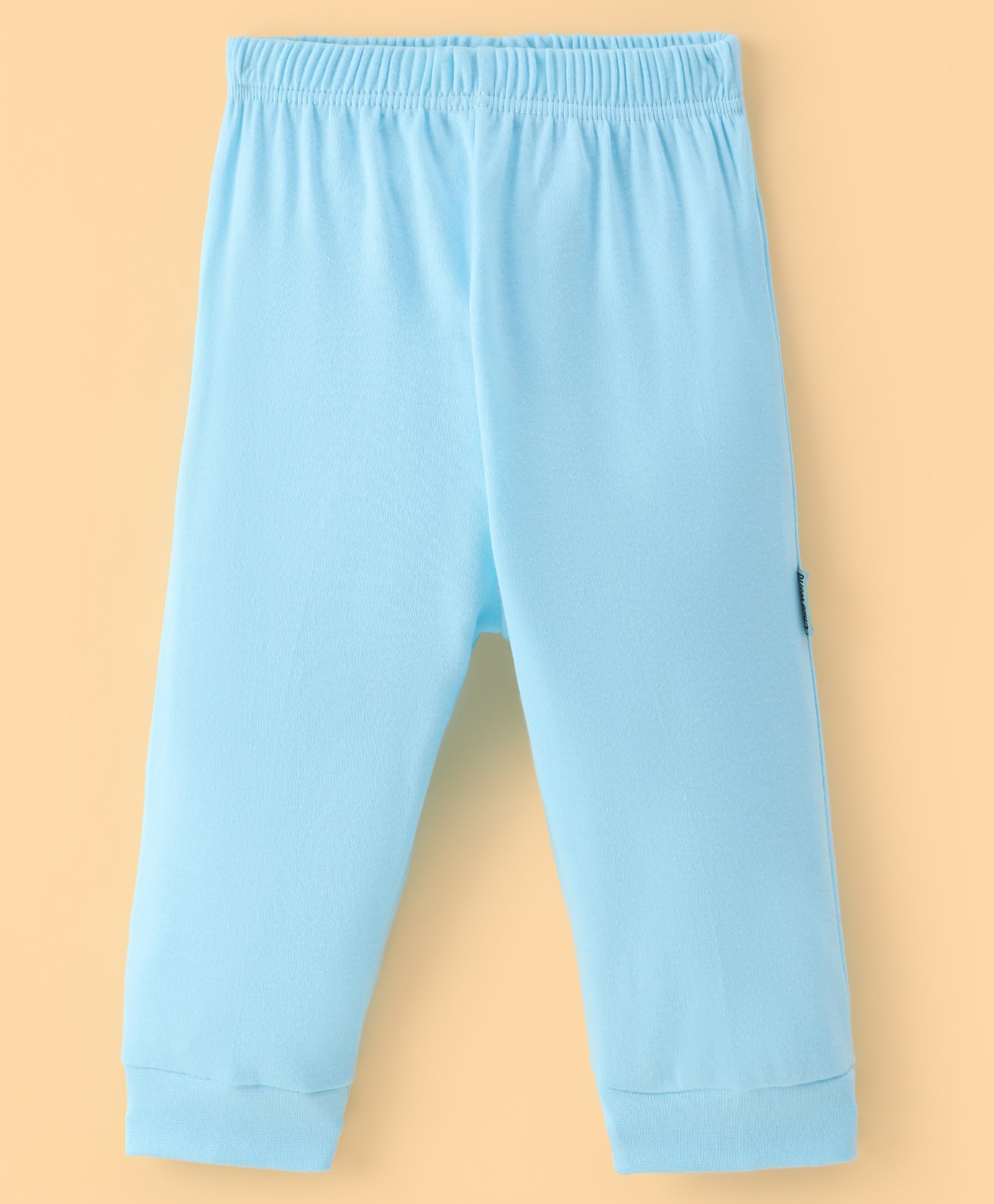 Child World Interlock  Full Length Solid Lounge Pant - Turquoise-picture-25