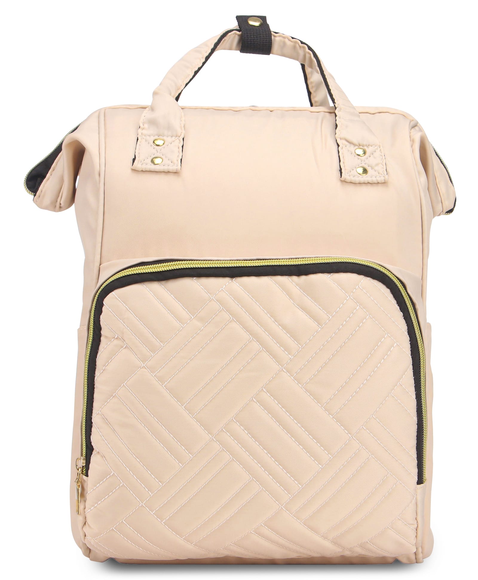 fab n funky Multifunctional Diaper Backpack - Beige-picture-17