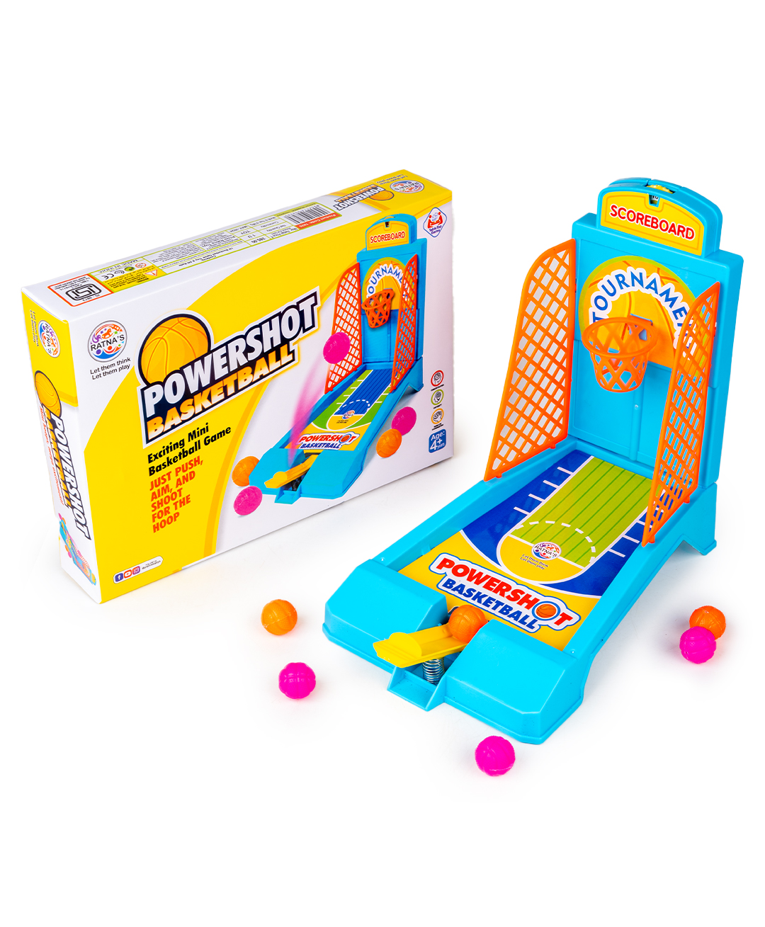 Ratnas Powershot Basketball Board Game - Multicolor-image-48
