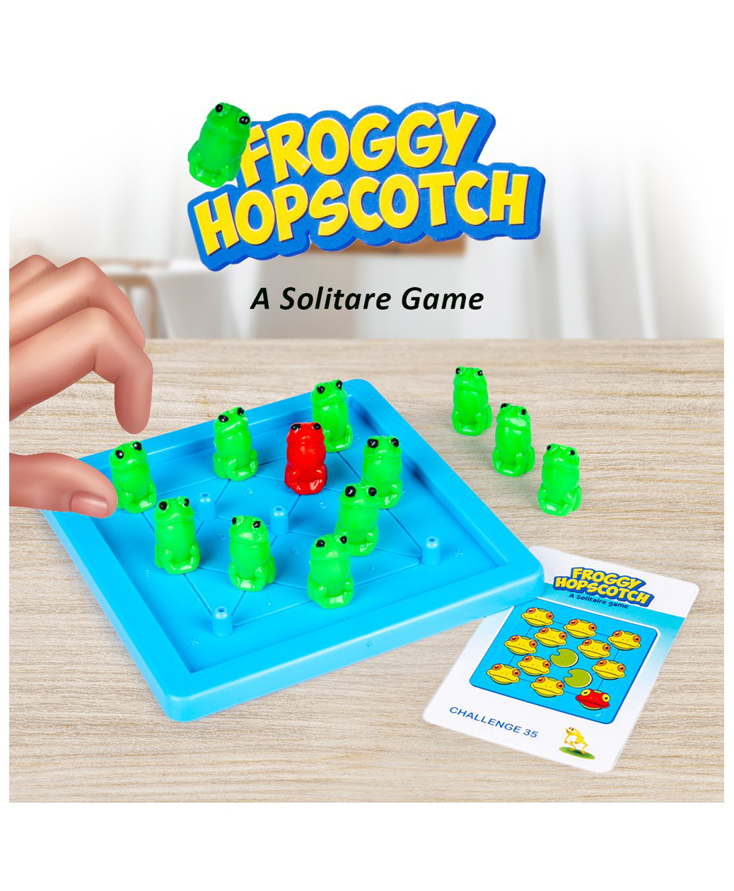 Ratnas Froggy Hopscotch Board Game  - Multicolour