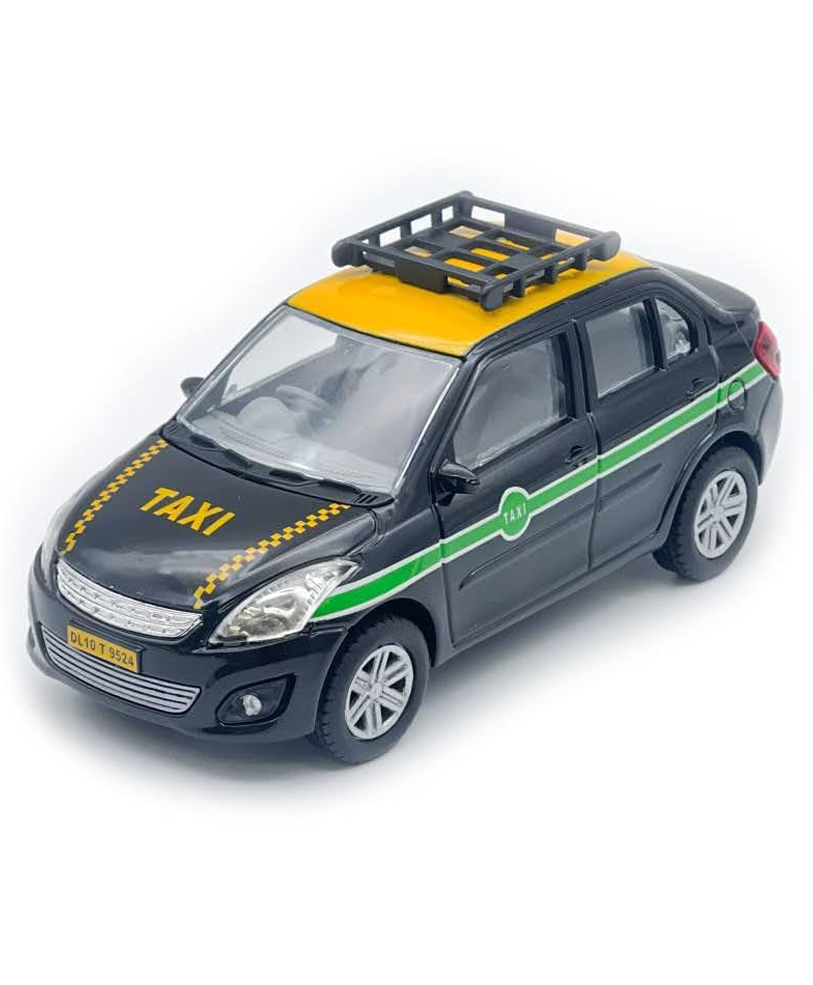 Centy Pull Back Urban Taxi Toy - Black-picture-16