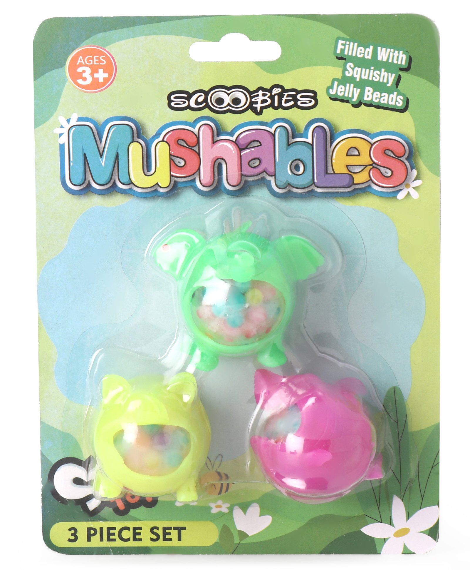 SCOOBIES Mushables  Tiny Mushy Animals with Jelly Beads Pack of 3 - Multicolor-image-36