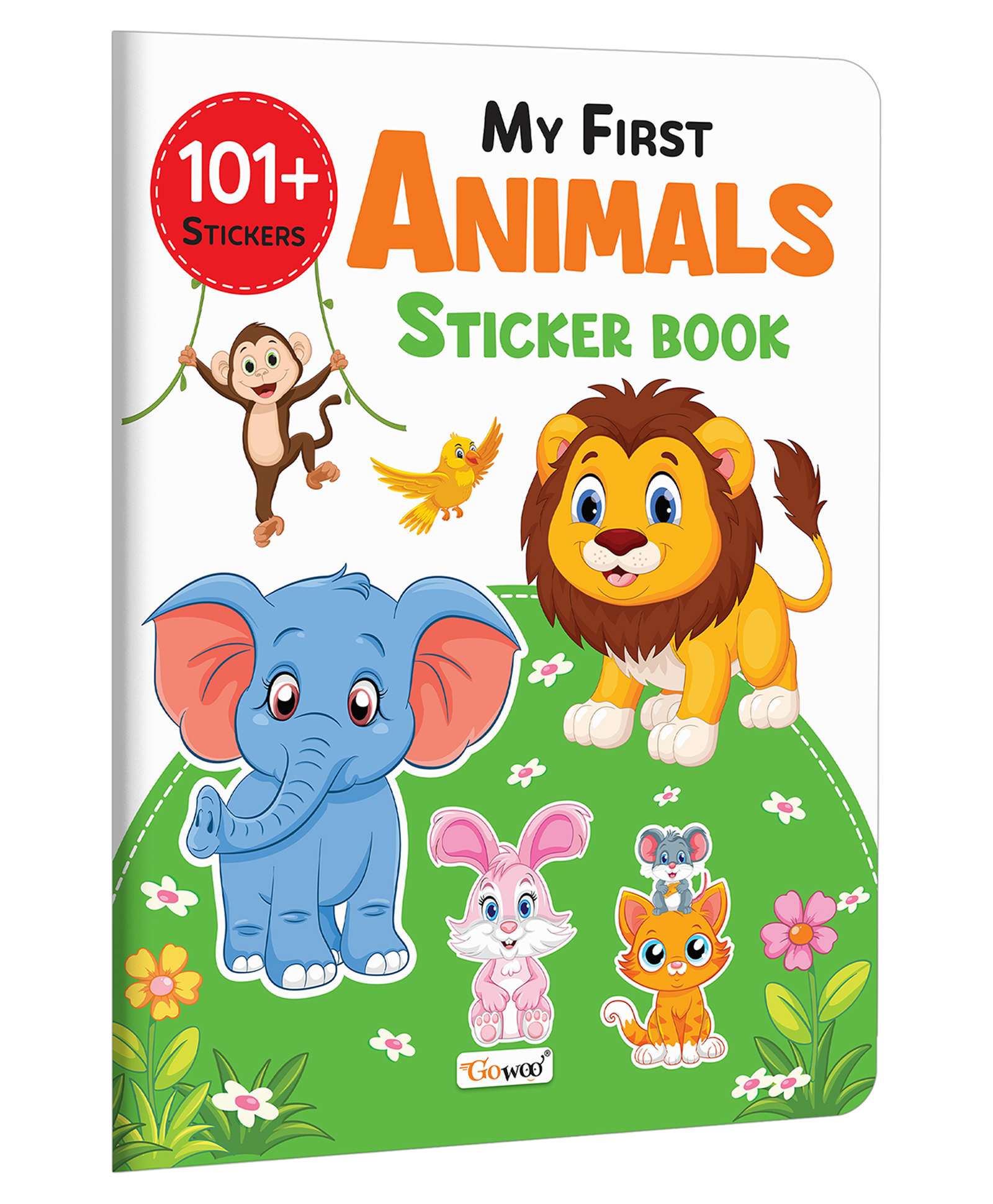 My First Animals Sticker Book: Exploring Wildlife with Stickers, Learning Adventures with 101+ stickers,Early Nature Fun for Kids, Sticker Learning Journey.
