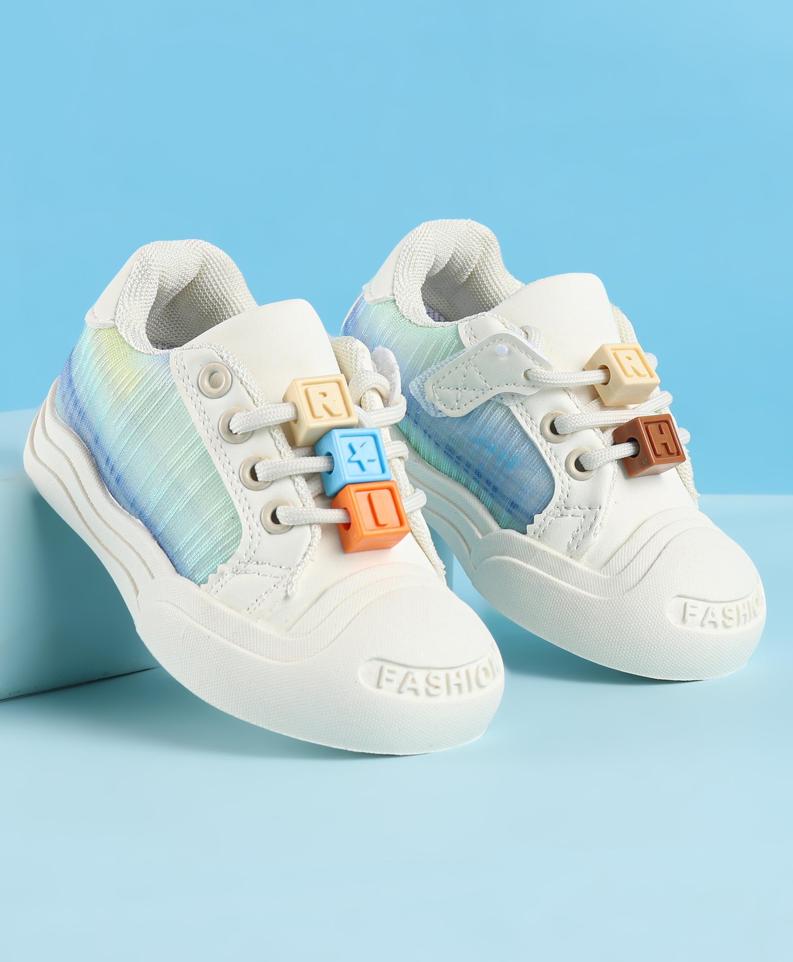 Babyoye Lace Up Casual Shoes With Applique - Multicolour-picture-19