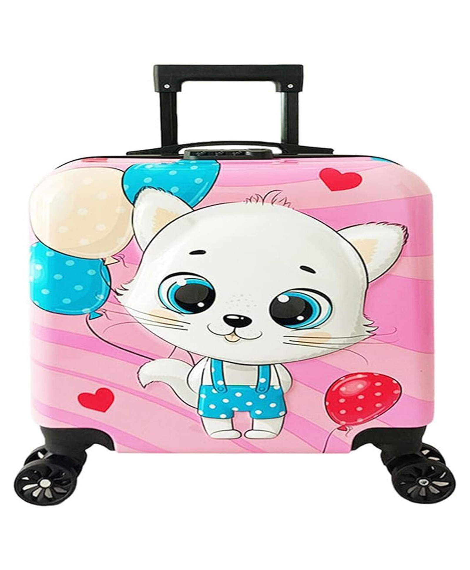 Navrangi 3D Cartoon Animal Kids Suitcase on Wheels 3D Trolley Luggage Travel Carry Ons Rolling Luggage Case Cute Children Gift-picture-18