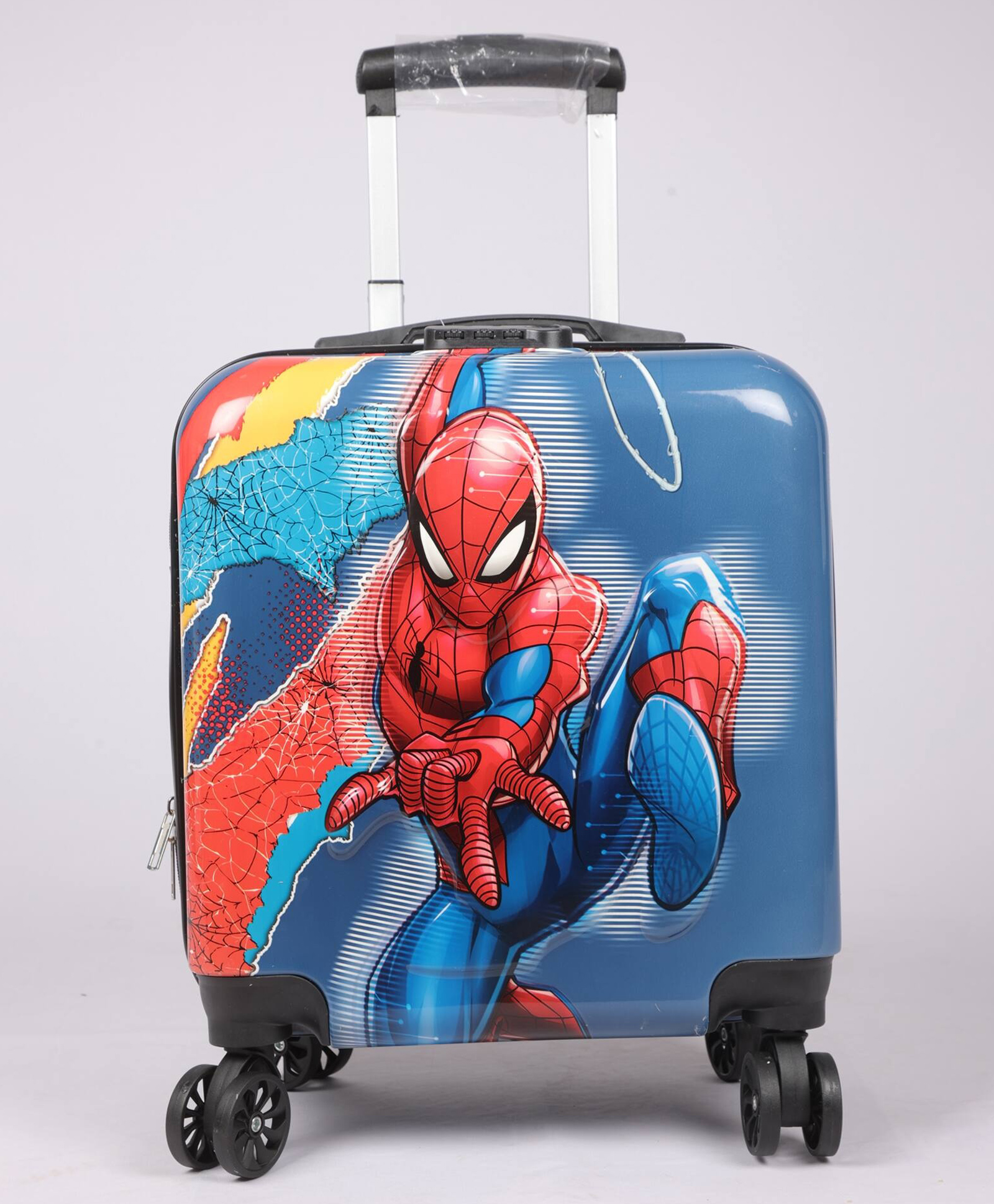 Navrangi Cartoon Print Kids Travel Trolley Bag Lightweight Luggage 4 Wheels Suitcase-picture-6