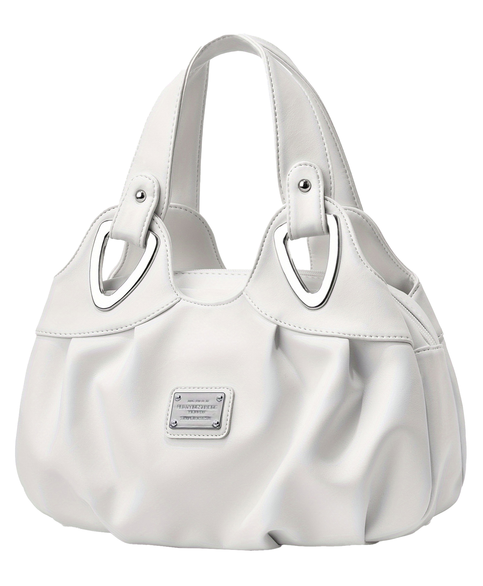 SYGA Women's Printed PU Leather Hobo Bag, Multiple Colors and Patterns, Crossbody Shoulder(WHITE)-picture-36