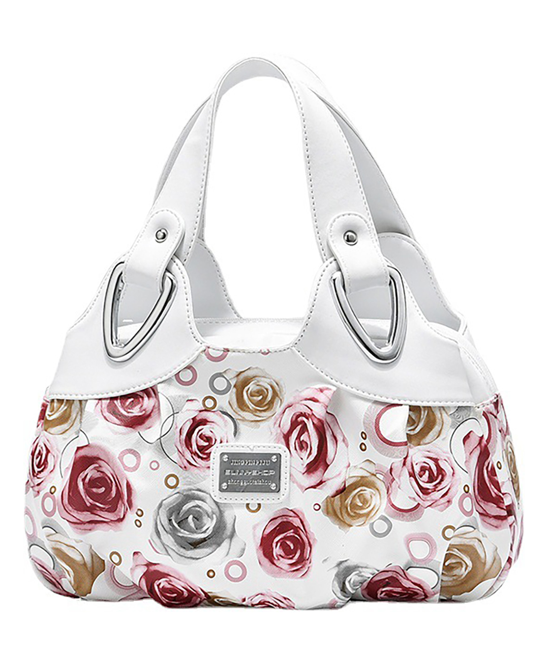 SYGA Women's Printed PU Leather Hobo Bag, Multiple Colors and Patterns, Crossbody Shoulder(PINK)-image-28