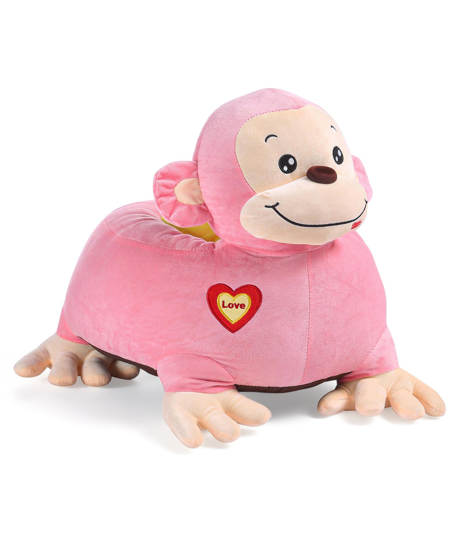 ToyMark Big Monkey Soft Toy Sofa Pink - Length 45.5 cm-picture-11