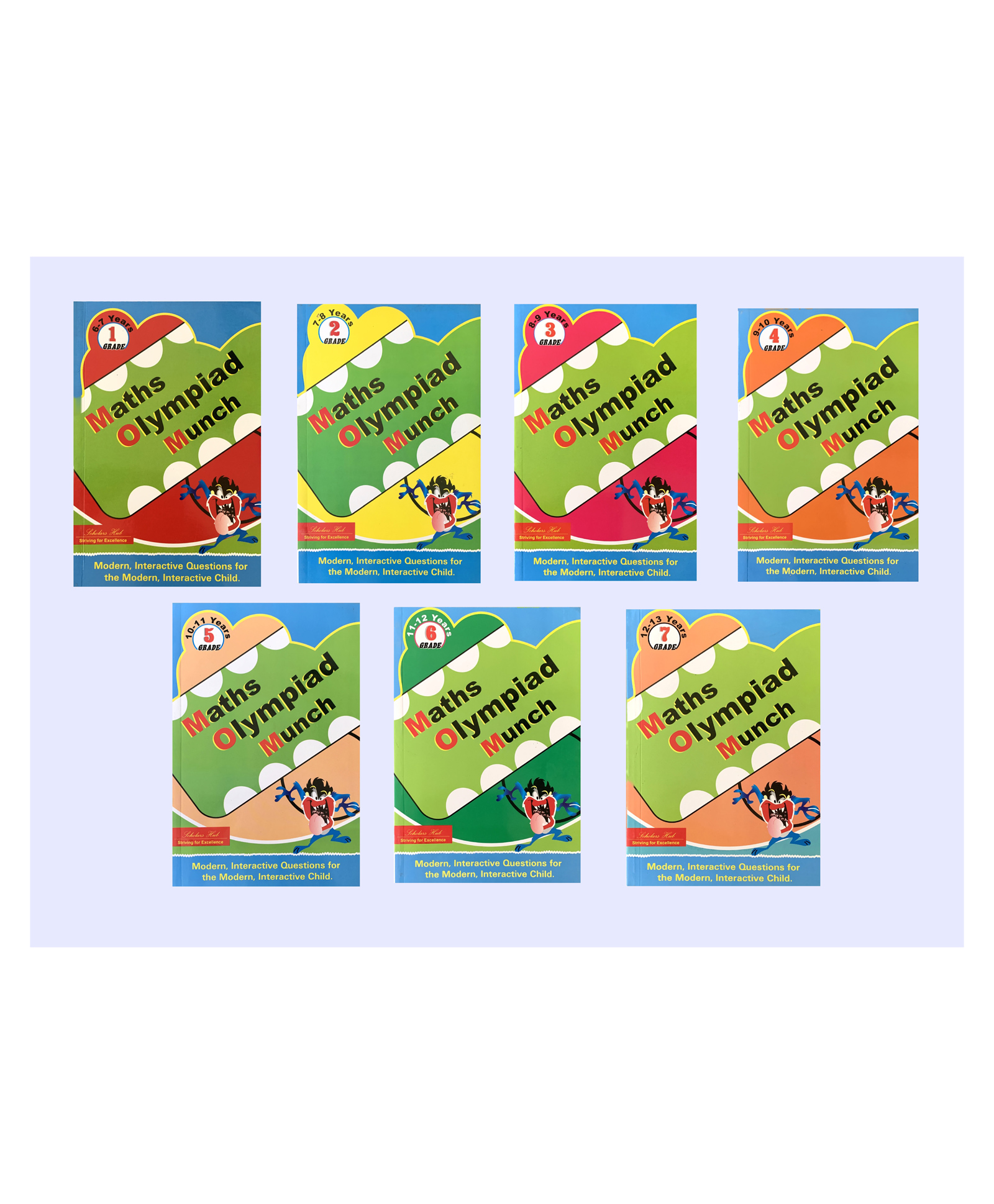 Scholars Hub Maths Olympiad Munch Class 1-7 Pack of 7- English-image-39