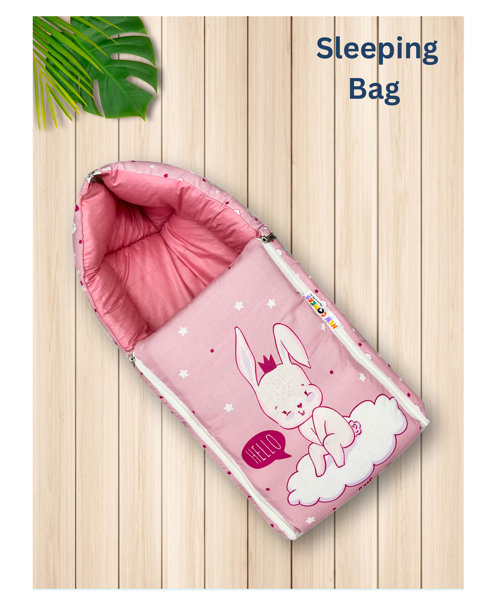 NEW COMER 3 in 1 Baby Bed Sleeping Bag & Carry Nest Infant Portable Bassinet for Baby Carrying-pink-image-45