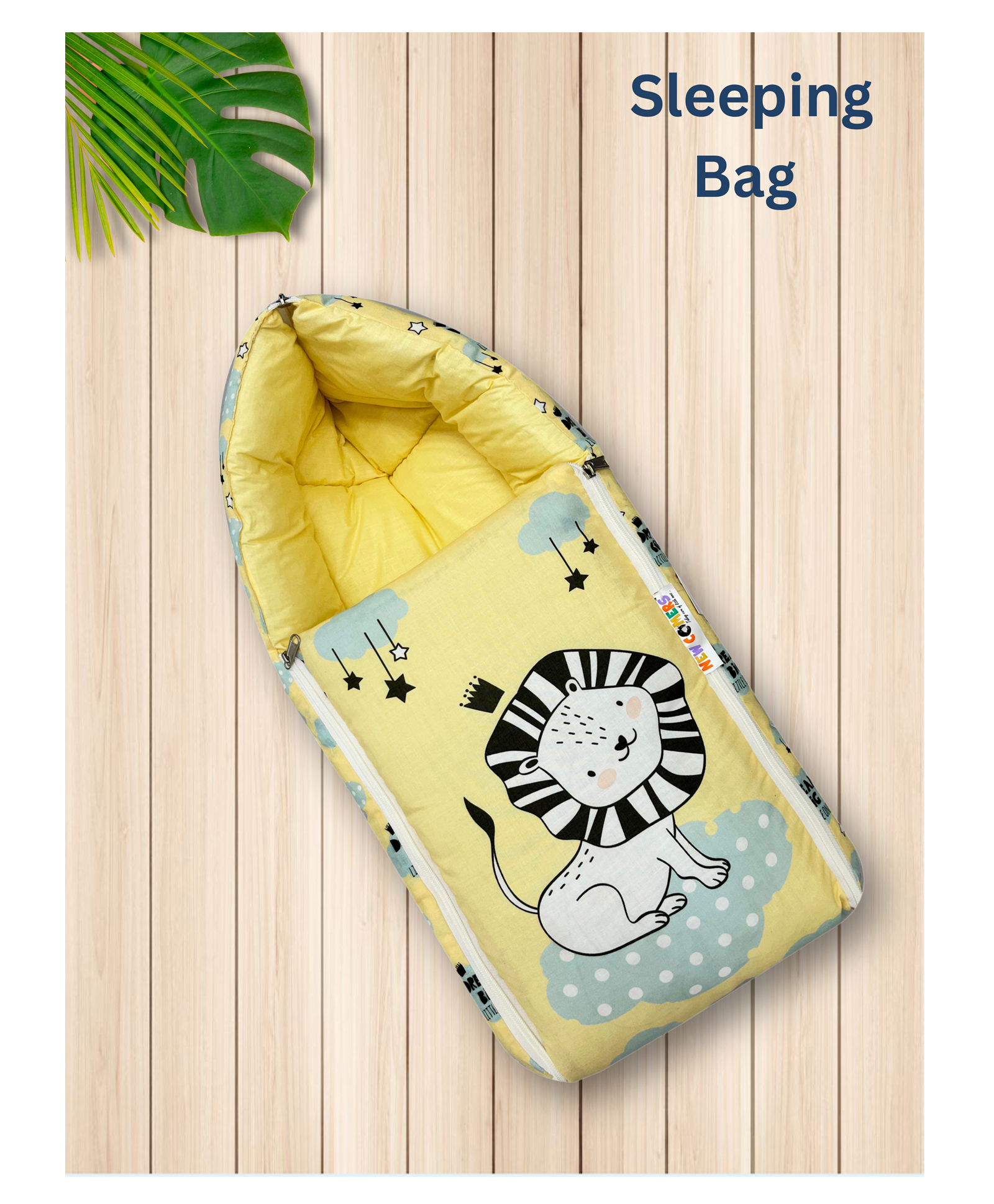 NEW COMER 3 in 1 Baby Bed Sleeping Bag & Carry Nest Infant Portable Bassinet for Baby Carrying-yellow-image-49