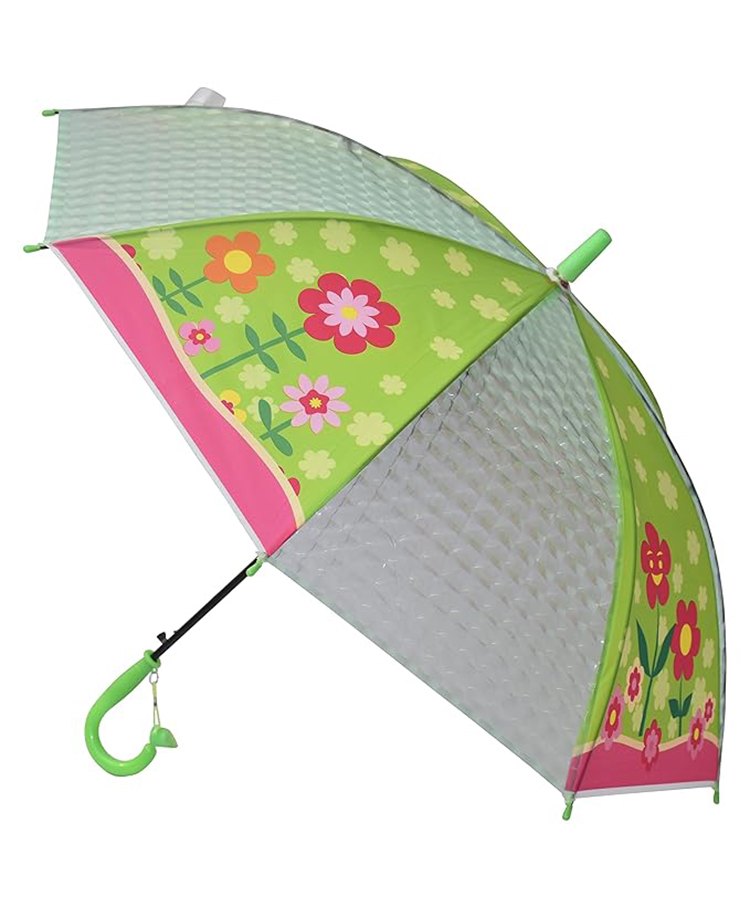 CHAATEWALA Floral Detailed Umbrella - Green & Grey-picture-2