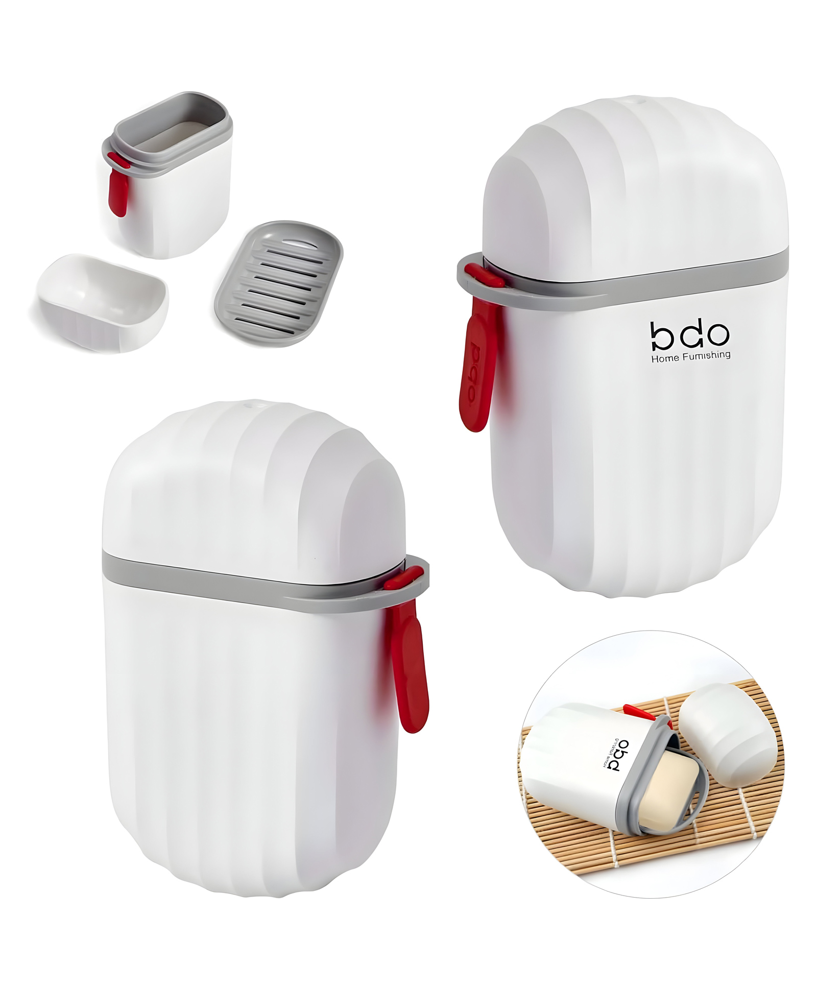 COZY VIBES Travel Soap Dish, Soap Box, Leak Proof & Waterproof Travel Soap Case for Travel/Outdoor/Gym/Camp/Bathroom - PACK OF 1 - COLOR MAY VARY-image-16