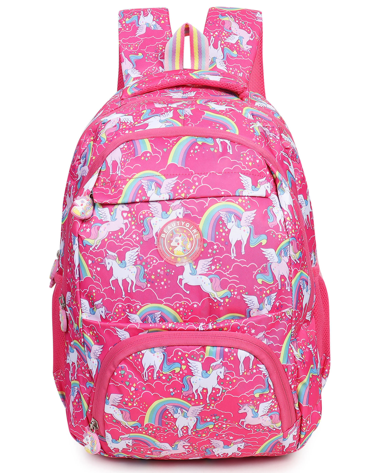 Beauty Girls by Hotshot 1558 school Bag tuition Bag|unicorn Bag college Backpack 18 Inch 28 L School Bag-image-12