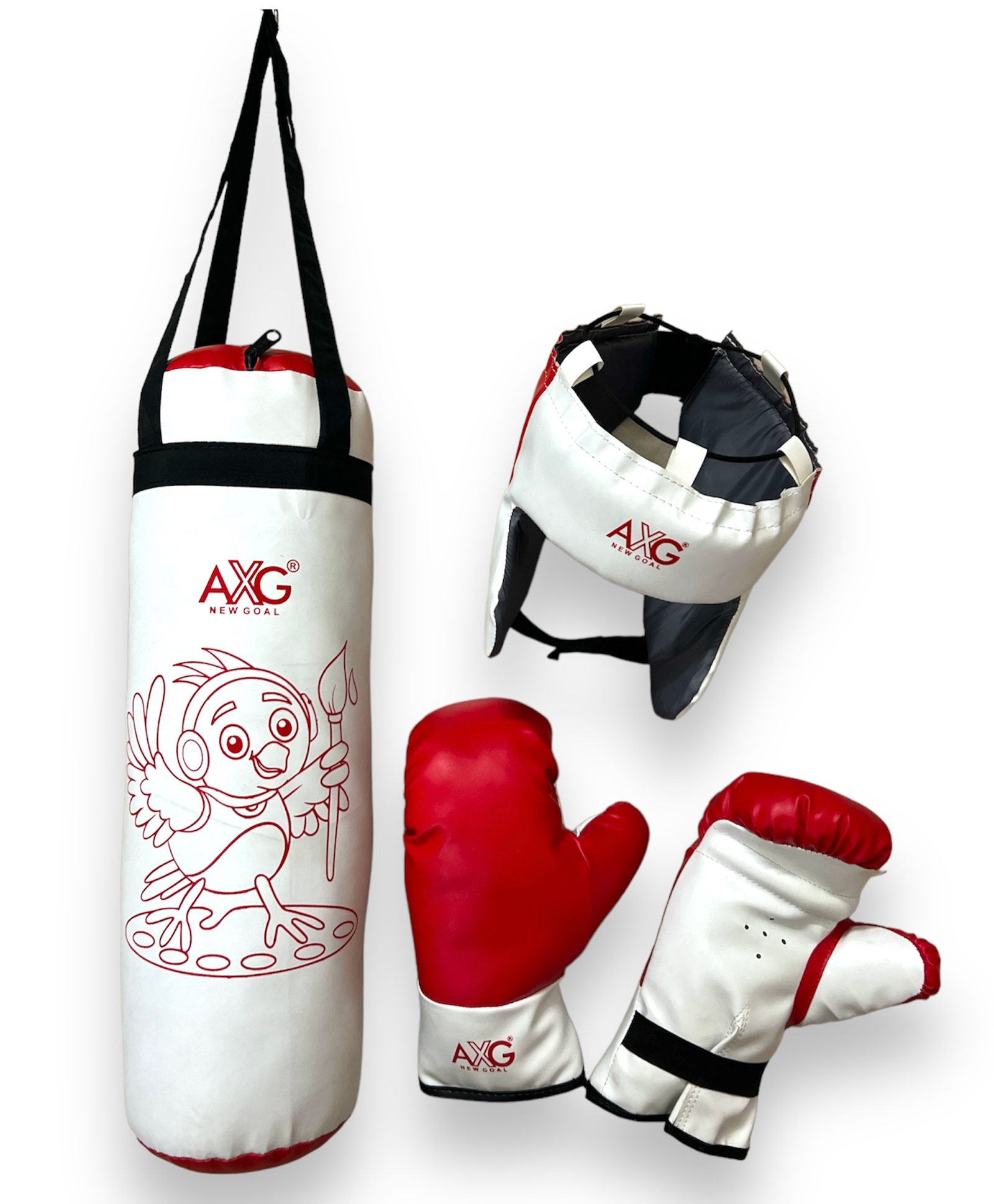 AXG New Goal Filled Set (18 inch) suitable for 4 To 10 years creative children Boxing Kit-picture-14