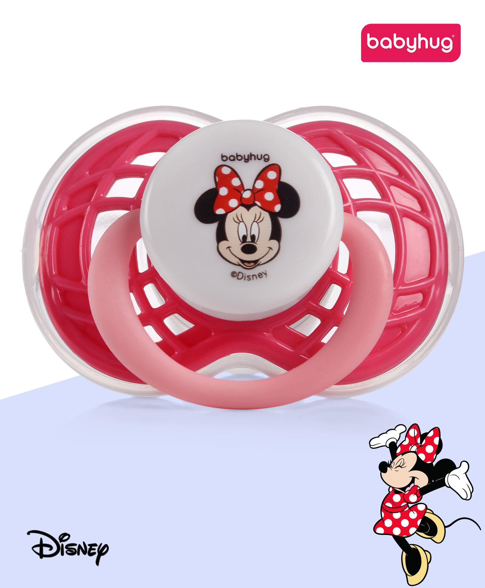 Babyhug Disney Minnie Mouse Pacifier - Pink-picture-15