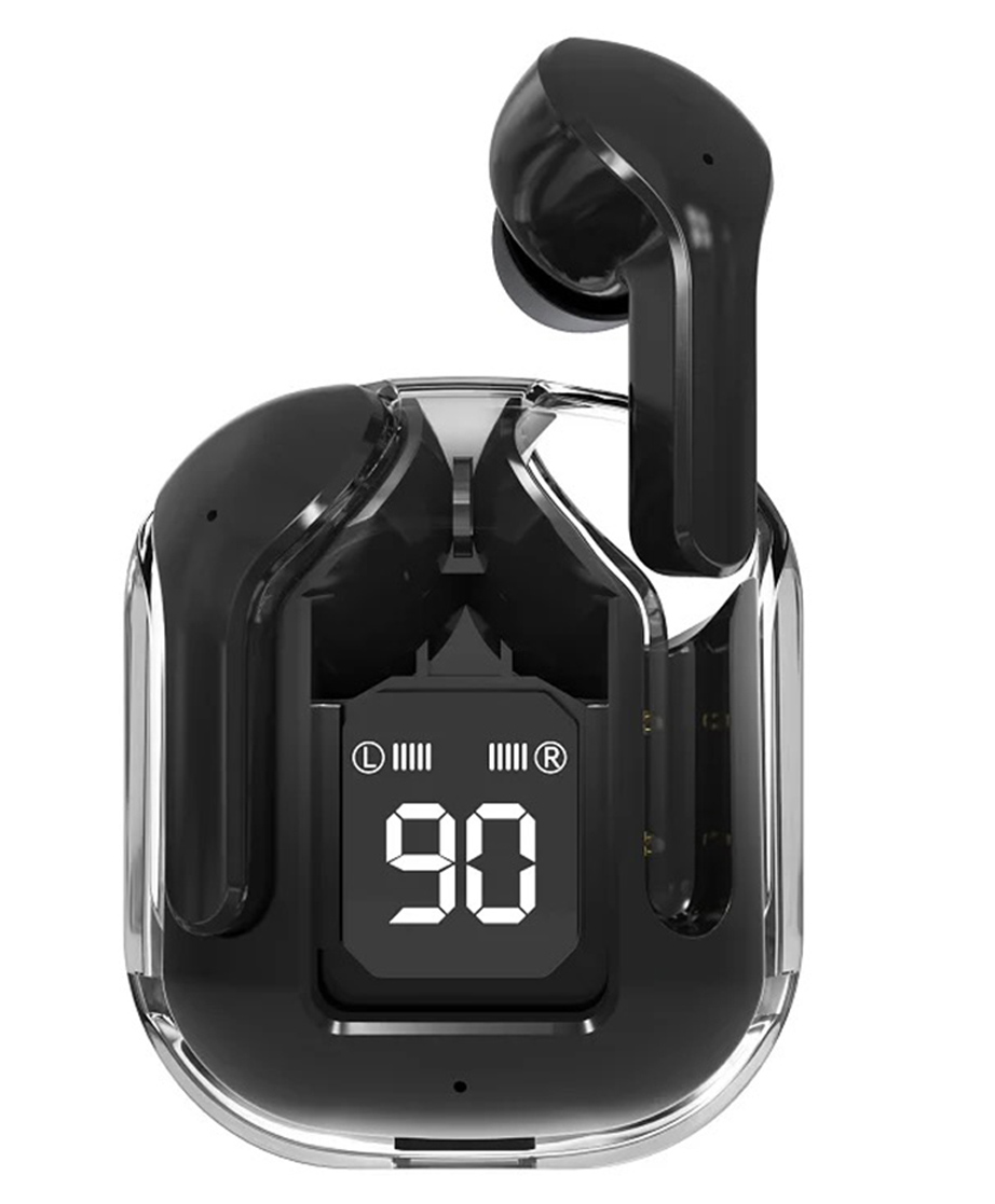 iCruze Maxpods Digital Battery Display | 13mm driver True Wireless In-Ear Bluetooth Earbuds with ENC & IPX7 Water Resistance | ENC Calls 6Hrs Playtime - Black-image-3
