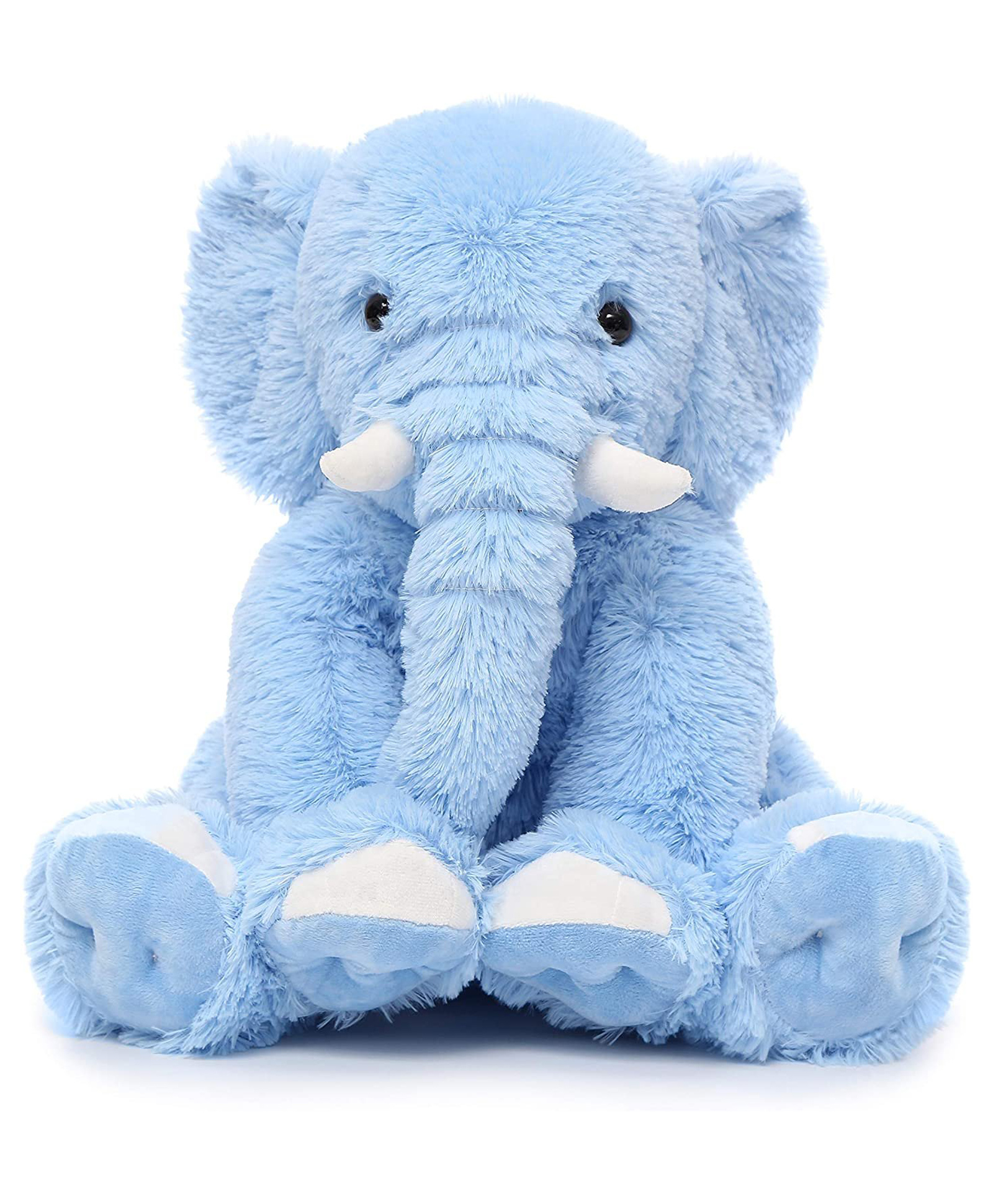 Frantic Premium Soft Toy Sky blue Lucky Elephant for Kids - 32 CM-image-7
