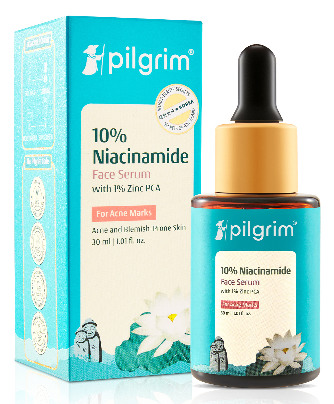 Pilgrim 10% Niacinamide Face Serum For Acne Marks - 30 ml-picture-15