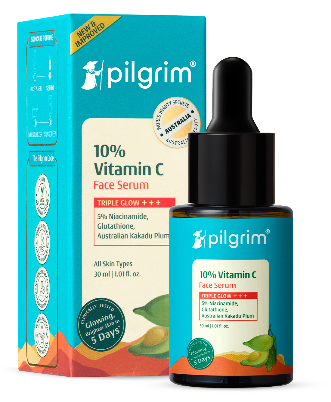 Pilgrim 10% Vitamin C Face Serum For Daily Brightness Reduces Dark Spots & Evens Skin Tone -30 ml-image-48