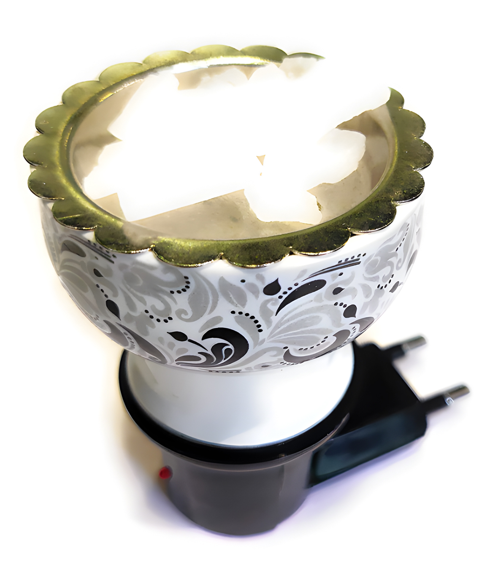Schoolish Ceramic Diffuser Kapoor Dani, Aroma Burner- Pack of 1 Color and Design May Vary-picture-16