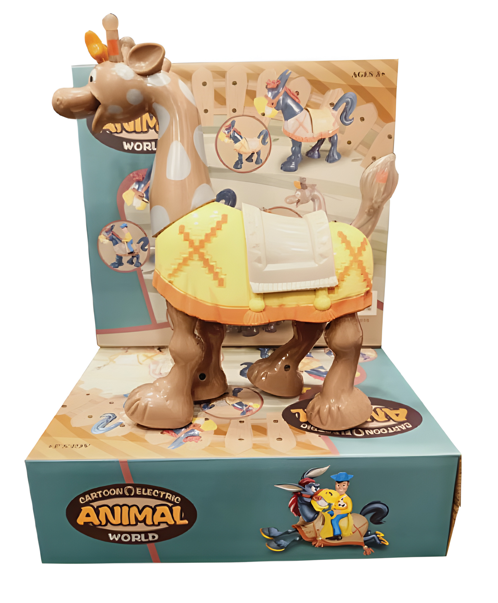 Negocio Electric Cartoon Donkey Toy  Animal World - Pack of 1 - Color May Vary-picture-15