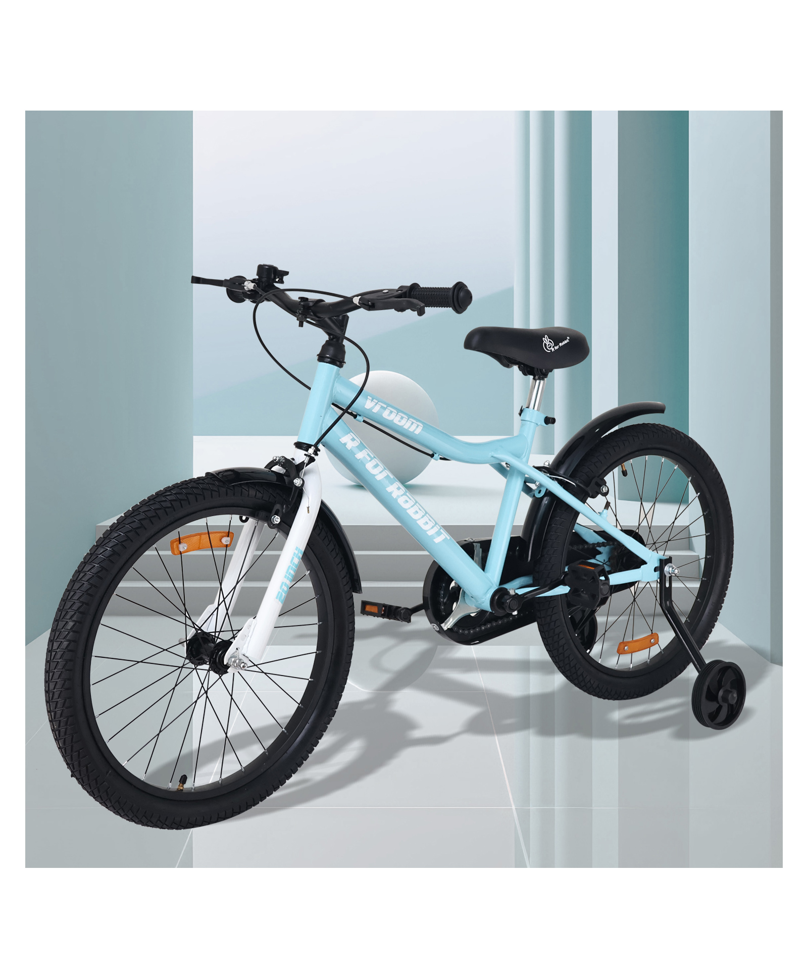 R for Rabbit 20 Inch Vroom Bicycle - Lake Blue