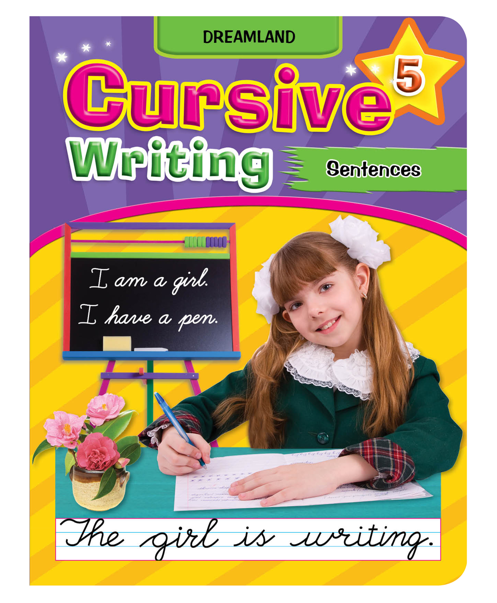 dreamland publications Dreamland Sentences Cursive Writing Book 5 for Children- Handwriting Practice Book-picture-17