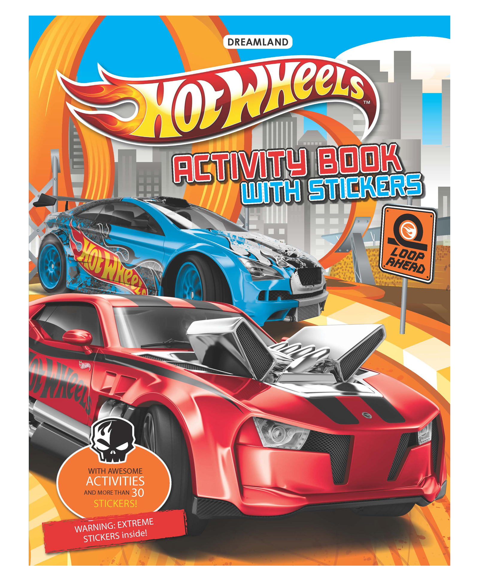 dreamland publications Hot Wheels Activity Book with Stickers - English-picture-13